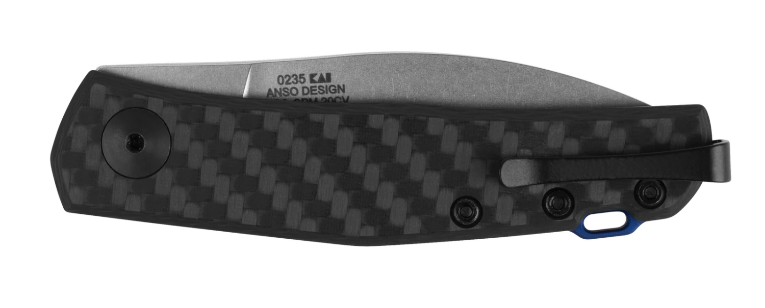Zero Tolerance Anso Carbon Fibre Spear Point CPM20CV Folder Knife 0235 3 Zero Tolerance Anso Carbon Fibre Spear Point CPM20CV Folder Knife 0235