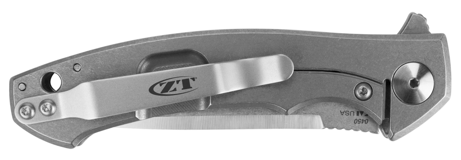 Zero Tolerance Sinkevich KVT Titanium S35VN Folder Knife 0450 3 Zero Tolerance Sinkevich KVT Titanium S35VN Folder Knife 0450