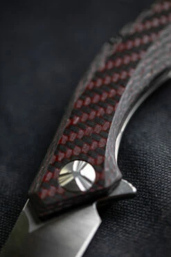 Zero Tolerance Large Sinkevich KVT Red Carbon Fibre CPM20CV Folder Knife 0462 -KNIFE SUPPLIES Sales ZT0462 1